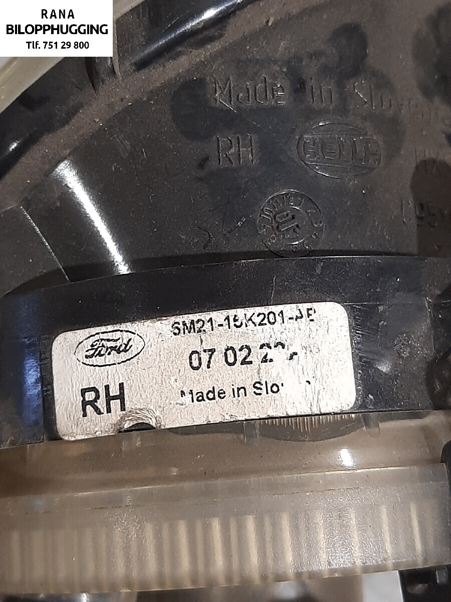 Tåkelykt høyre foran til Ford S-Max 2006-2010 (Type I, Fase 1) (S MAX VARE 1,8 TDCI||6M2115K201AC)