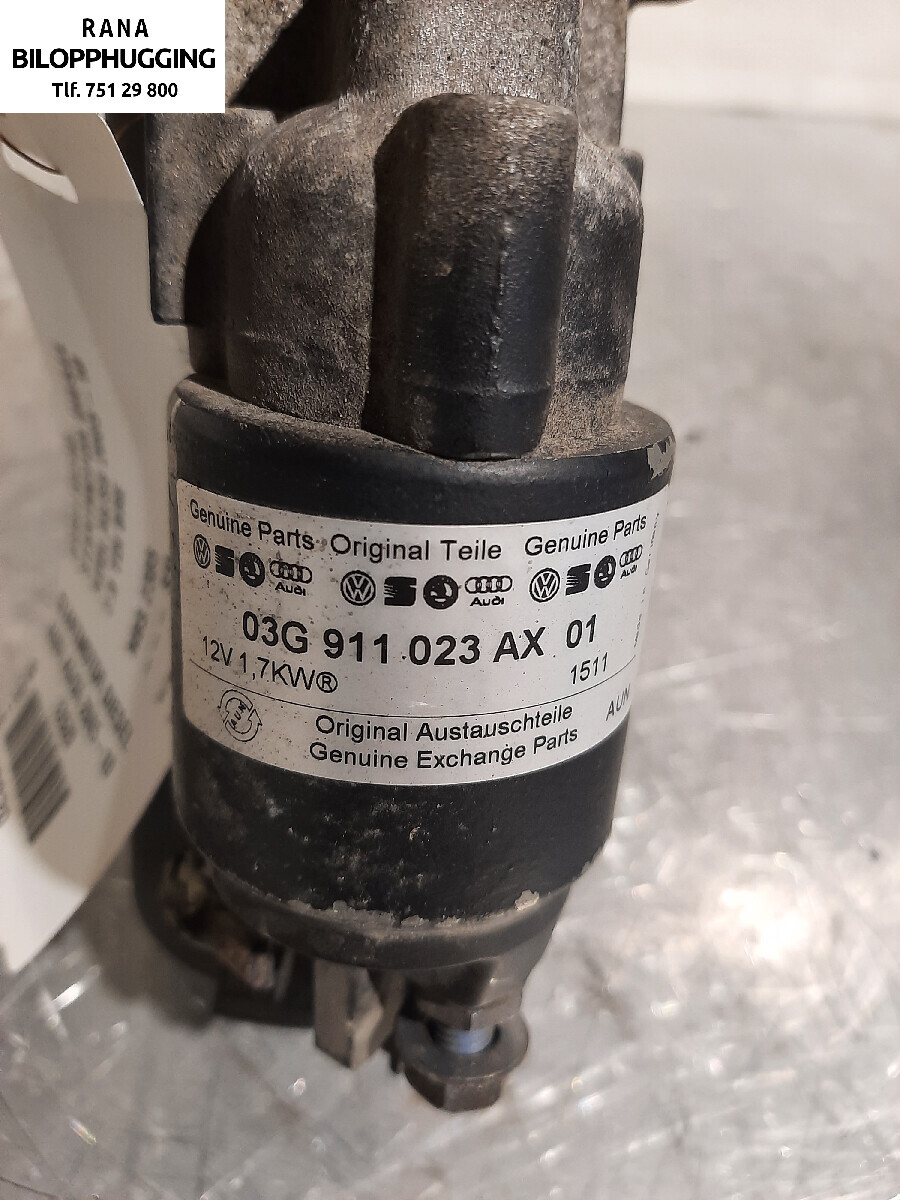 Starter diesel til Audi A6 2005-2008 (Type III, Fase 1) (C6) (C6) (AUDI|059911024D|NBS 2385|)