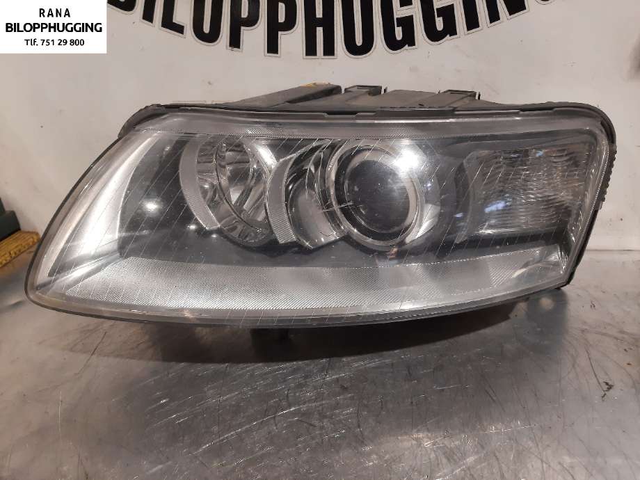 Frontlykt venstre xenon til Audi A6 2005-2008 (Type III, Fase 1) (C6) (C6) (AUDI|4F0941029AK|)