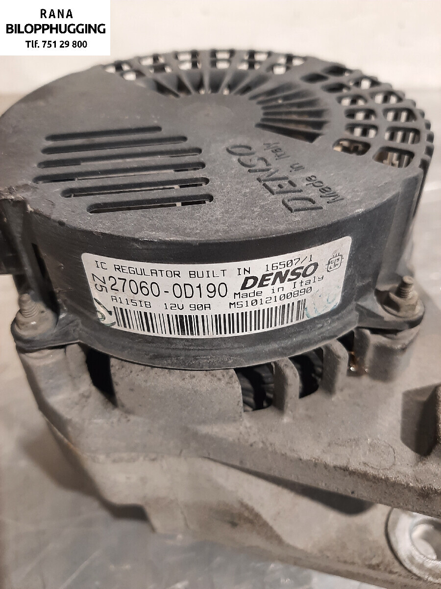 Dynamo til Toyota Auris 2007-2010 (Type I, Fase 1)  (TOYOTA|27060-0D190|NBG 2523|)
