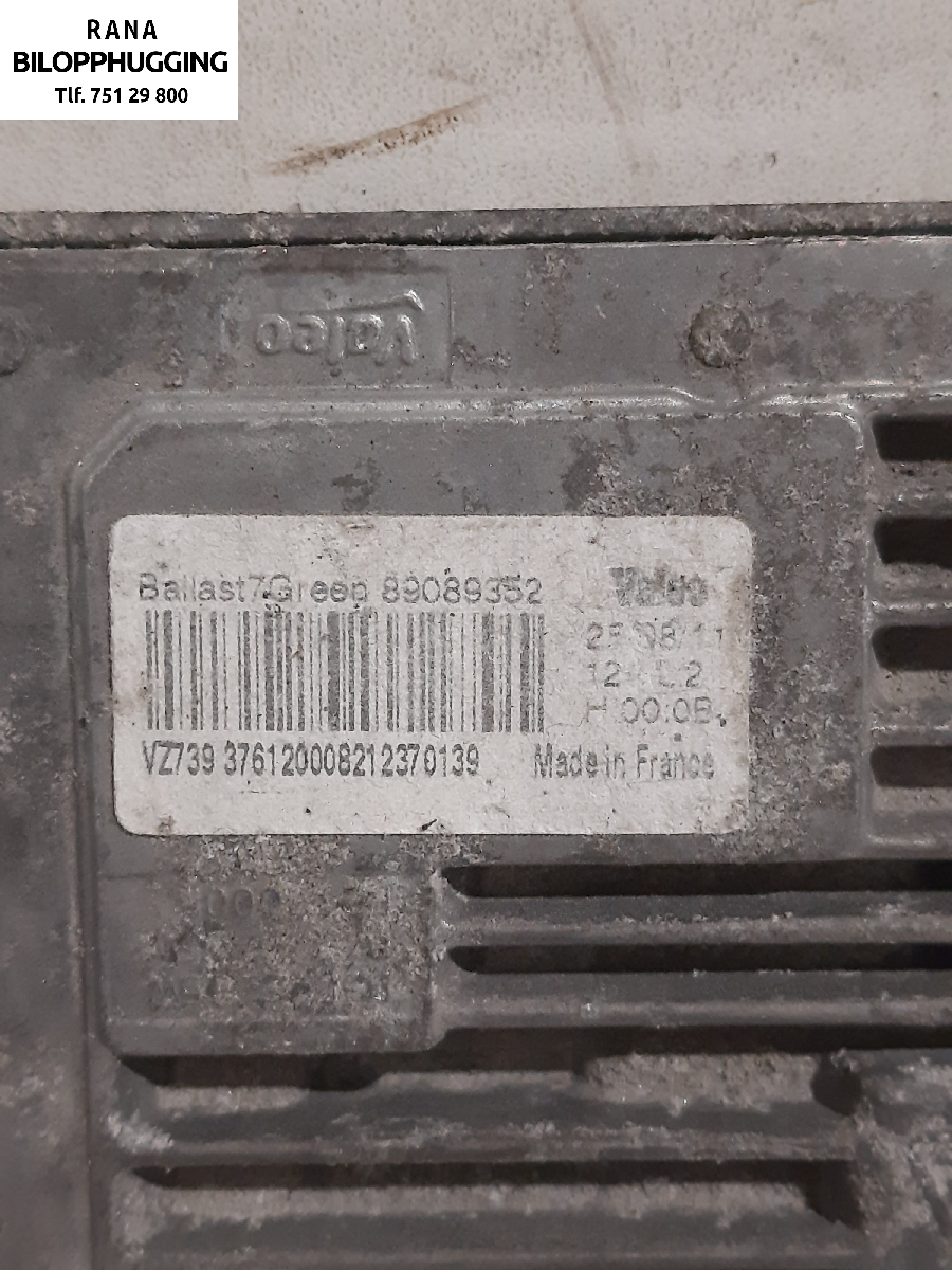Styreenhet xenon/ballast til Volvo V60 2010-2013 (Type I, Fase 1)  (VOLVO|31297941|)
