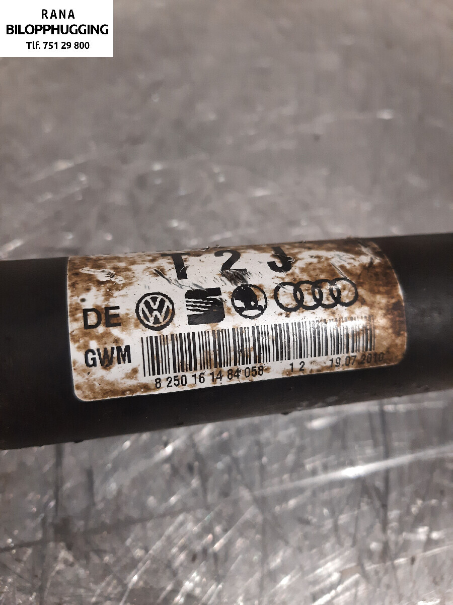 Drivaksel høyre foran til Audi A6, Allroad 2008-2011 (Type II, Fase 2) (C6) (C6) (AUDI|4F0407272J|)