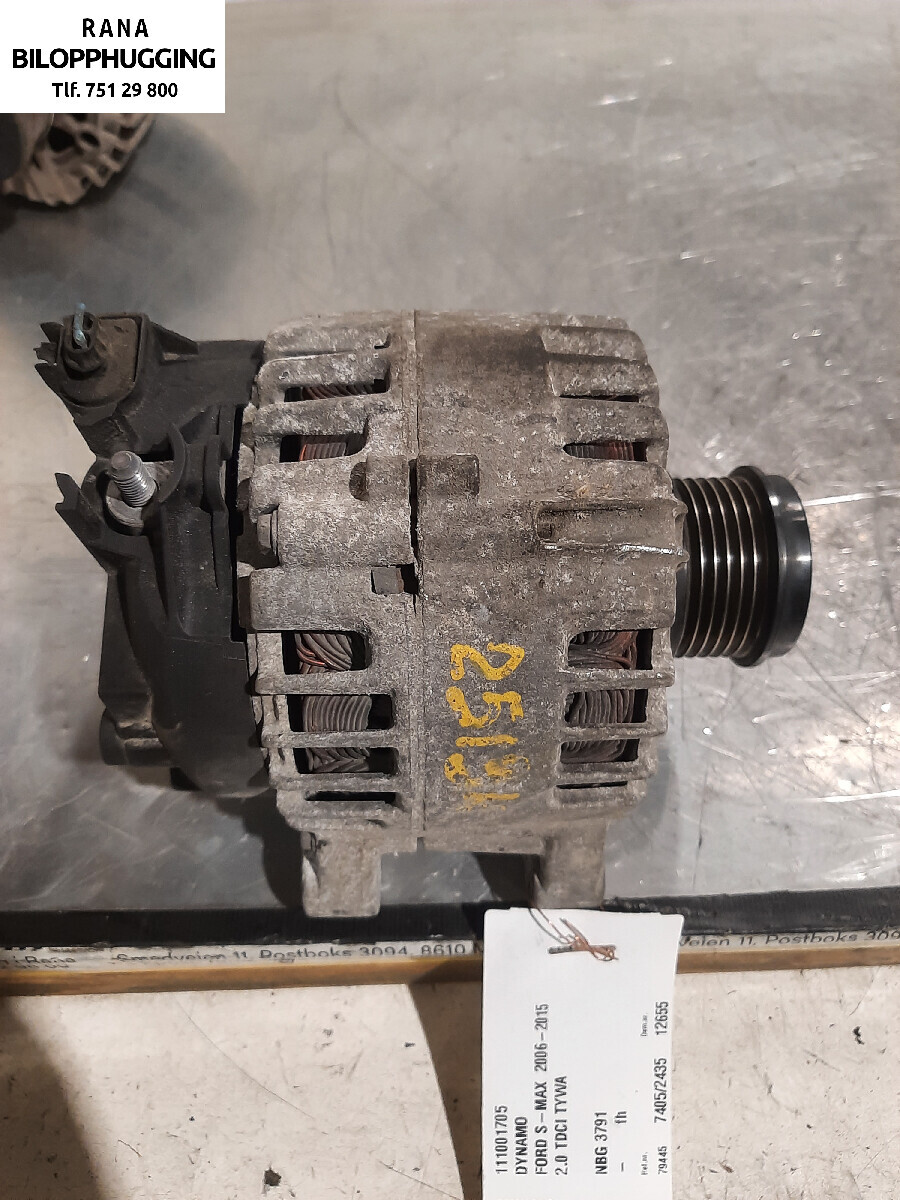 Dynamo til Ford S-Max 2010-2015 (Type I, Fase 2)  (FORD|111001705|NBG 3791|AG9T10300AA)