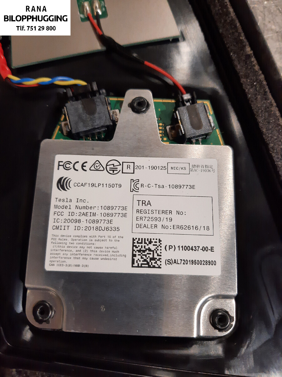 Kamera til Tesla Model 3 2018-2023 (Fase 1)  (TESLA||109397800C)