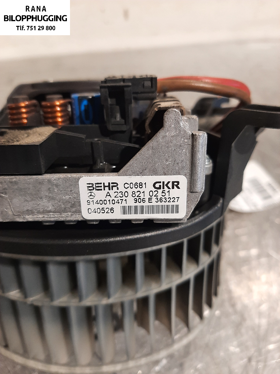 Varmeapparat motor til Mercedes E-Klasse 2002-2006 (Fase 1) (W211) (W211) (MERCEDES|A2118300408|)