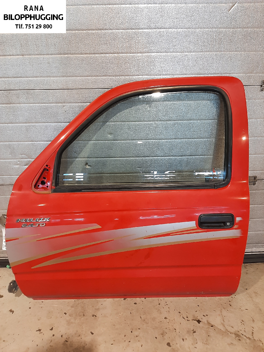Dør venstre 2dørs til Toyota Hilux 1998-2001 (2,4 TD 2LT|6700235580|)