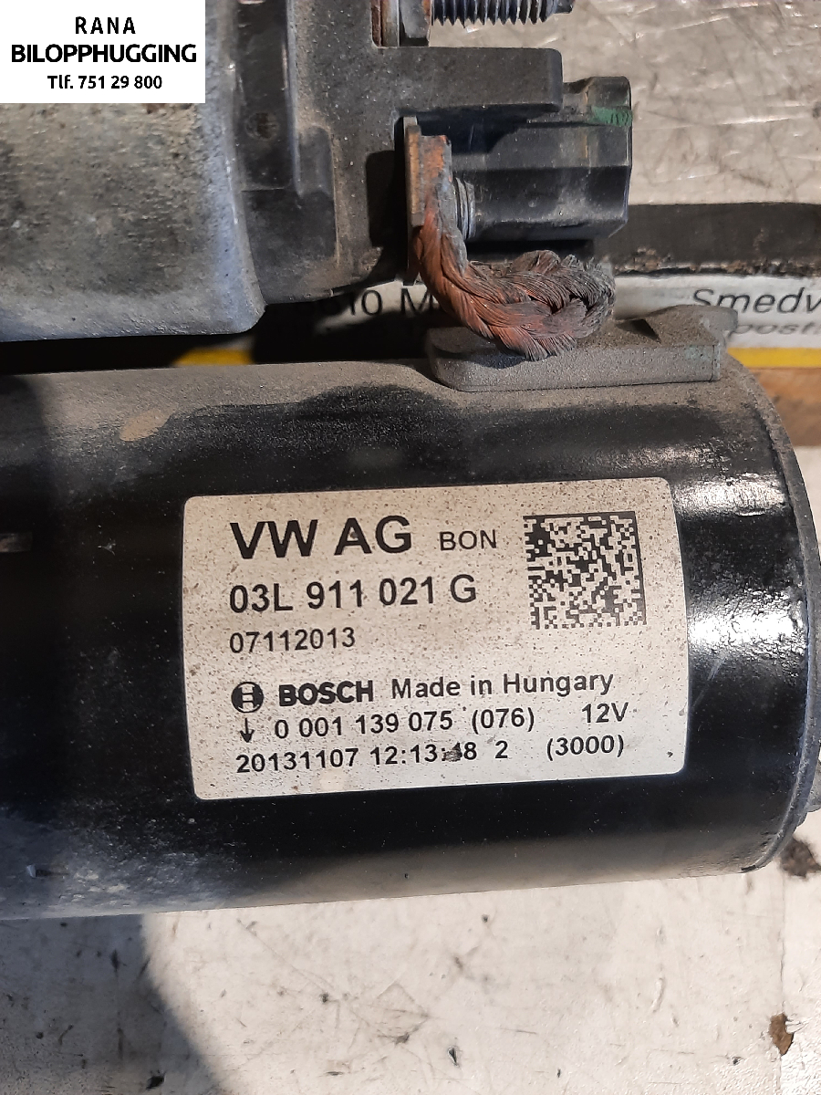 Starter diesel til Audi A4, Allroad 2009-2016 (Type I) (B8) (B8) (AUDI||NBS 2617)