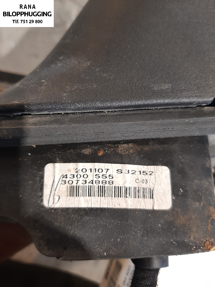 Speil venstre til Volvo V70 2007-2013 (Type III, Fase 1)  (VOLVO||30734888)