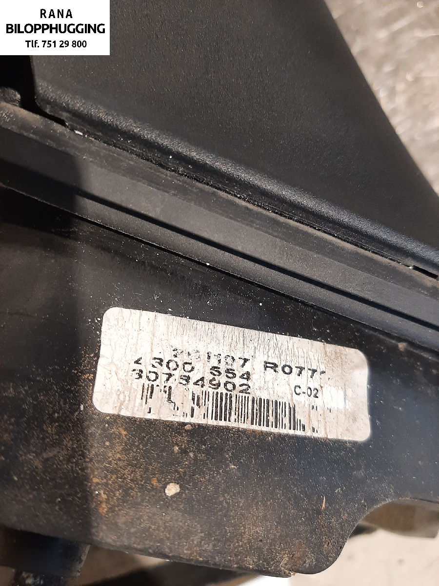 Speil høyre til Volvo V70 2007-2013 (Type III, Fase 1)  (VOLVO||30734902)