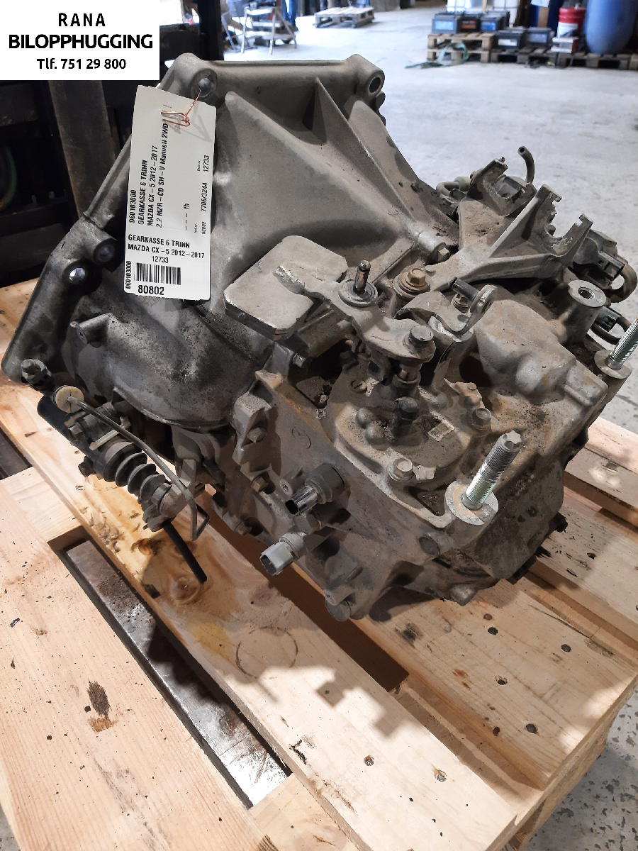 Girkasse manuell 6-trinn til Mazda CX-5 2012-2017 (Type I)  (MAZDA|D60103000|)