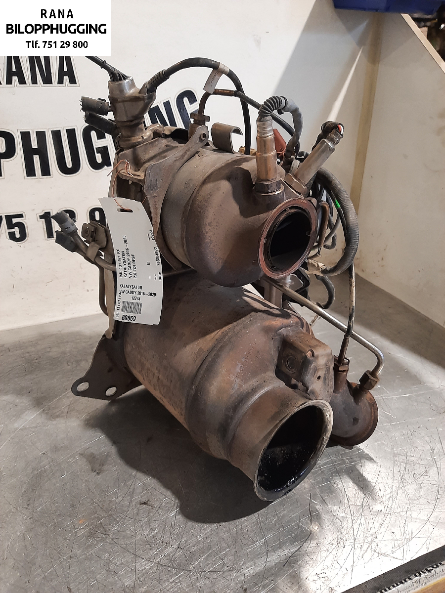 Katalysator til VW Caddy, 2015-2020 (Type III, Fase 3) (VOLKSWAGEN|04L 131 671 PX)