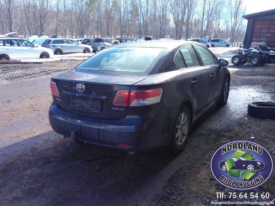 Toyota Avensis 2009-2015 (Type III, Fase 1) , Motorkode: 1AD-FTV, Girkassekode: