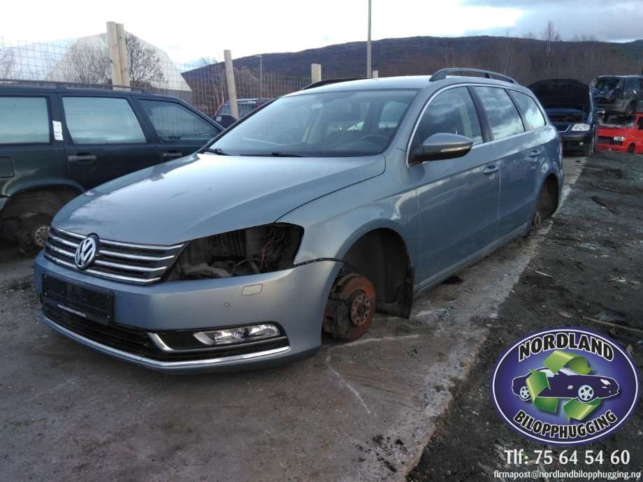 VW Passat 2011-2015 (B7) (B7), Motorkode: CAY, Girkassekode: 