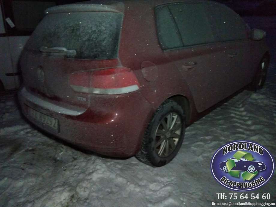 VW Golf VI 2008-2012 , Motorkode: CAY, Girkassekode: 
