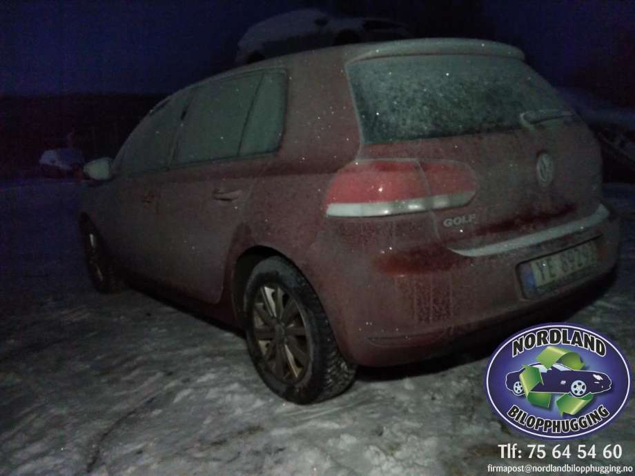 VW Golf VI 2008-2012 , Motorkode: CAY, Girkassekode: 