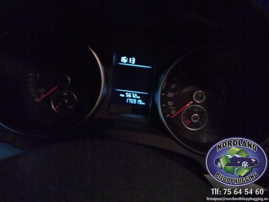 VW Golf VI 2008-2012 , Motorkode: CAY, Girkassekode: 