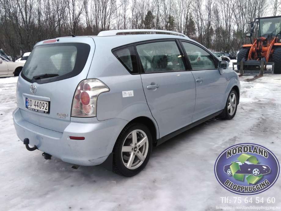 Toyota Verso 2002-2004 (COROLLA) (COROLLA), Motorkode: 1CD-FTV, Girkassekode: 
