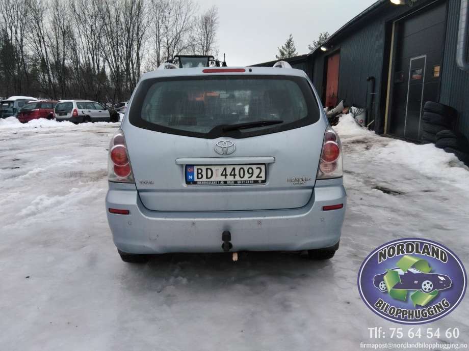 Toyota Verso 2002-2004 (COROLLA) (COROLLA), Motorkode: 1CD-FTV, Girkassekode: 