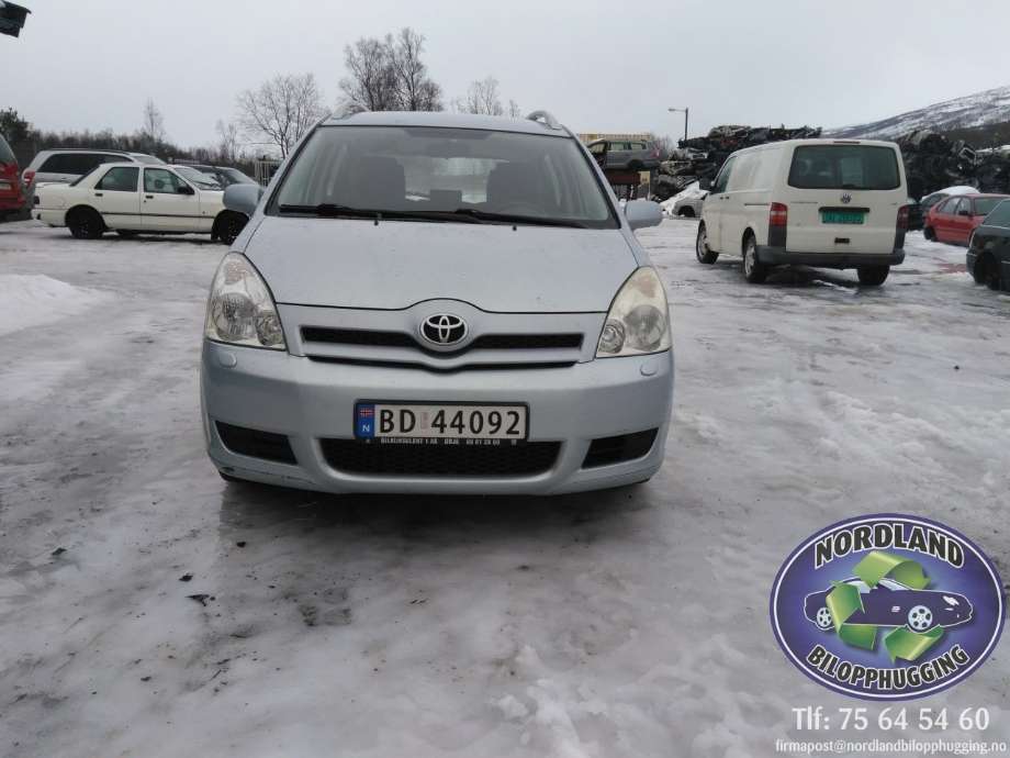 Toyota Verso 2002-2004 (COROLLA) (COROLLA), Motorkode: 1CD-FTV, Girkassekode: 