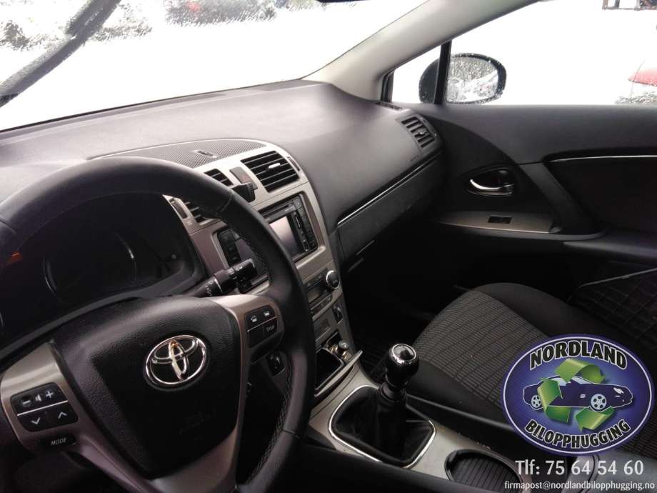 Toyota Avensis 2009-2015 (Type III, Fase 1) , Motorkode: 1AD-FTV, Girkassekode: