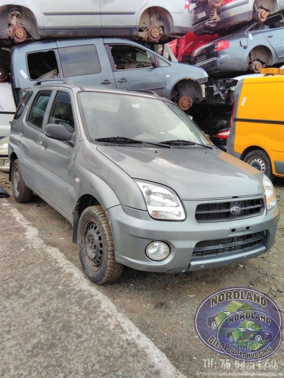 Subaru Justy 2003-2007 (Type III) , Motorkode: M13A, Girkassekode: 