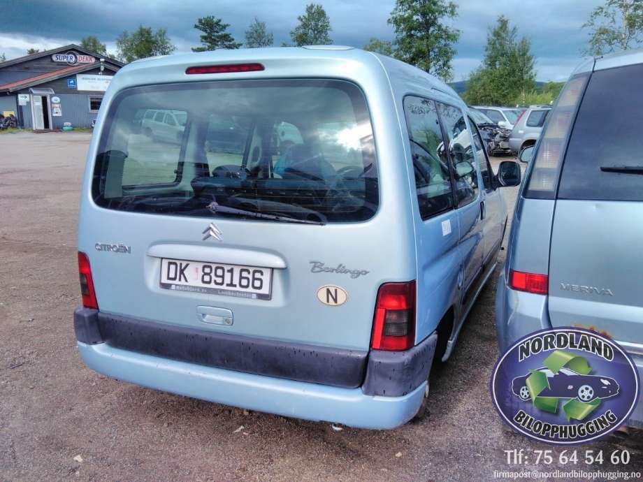 Citroën Berlingo 2002-2008 (Type I, Fase 2) , Motorkode: KFW, Girkassekode: 