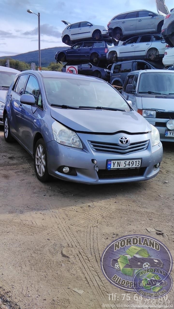 Toyota Verso 2009-2016 (Type III) , Motorkode: 1AD-FTV, Girkassekode: 