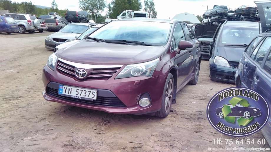 Toyota Avensis 2009-2015 (Type III, Fase 1) , Motorkode: 1AD-FTV, Girkassekode: 