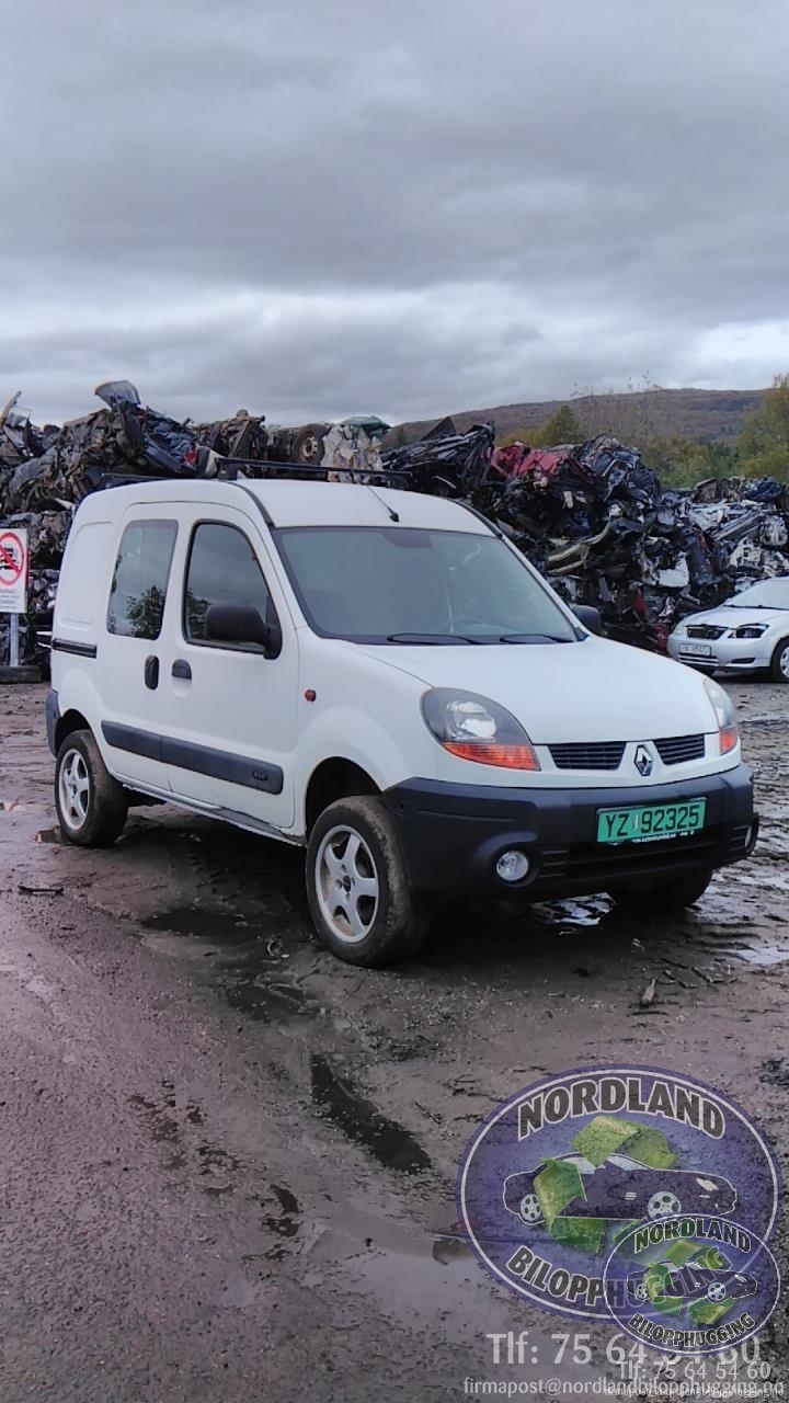 Renault Kangoo 2003-2007 (Type I, Fase 2) , Motorkode: F9Q 37, Girkassekode:
