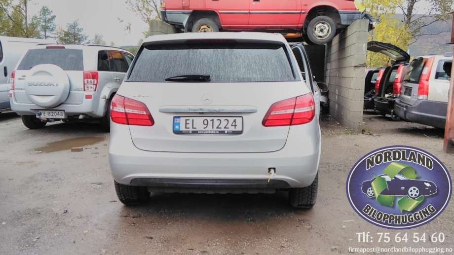 Mercedes B-Klasse 2011-2018 (W246) (W246), Motorkode: EM0004, Girkassekode: 