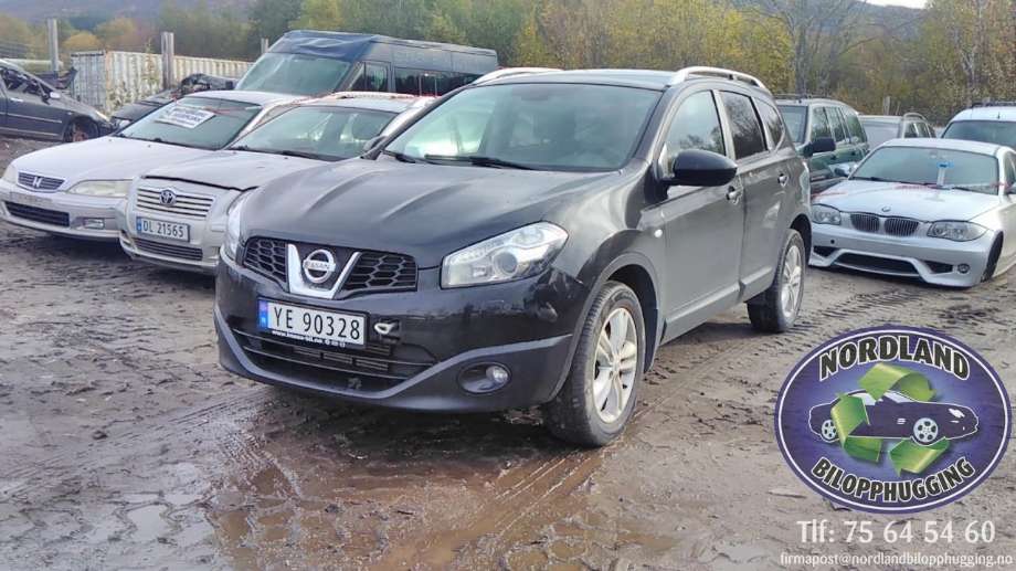 Nissan Qashqai 2010-2014 (Type I, Fase 2) , Motorkode: K9K, Girkassekode: 