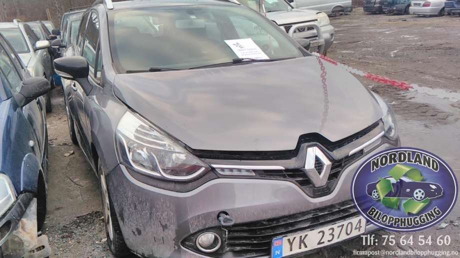 Renault Clio 2012-2016 (Type IV, Fase 1) , Motorkode: K9K B6, Girkassekode: 