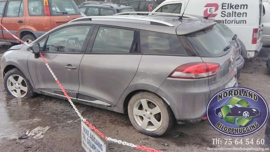 Renault Clio 2012-2016 (Type IV, Fase 1) , Motorkode: K9K B6, Girkassekode: 