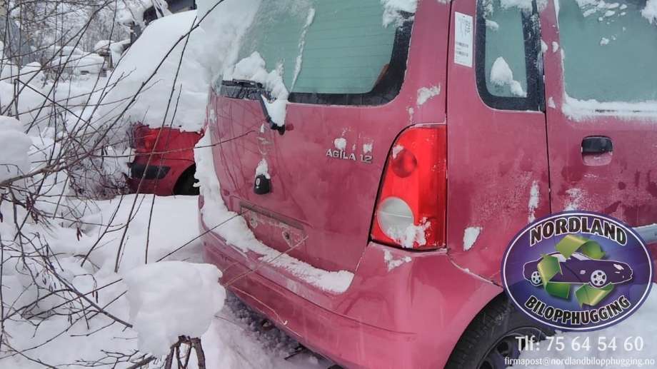 Opel Agila 2000-2007 , Motorkode: Z12XE, Girkassekode: 