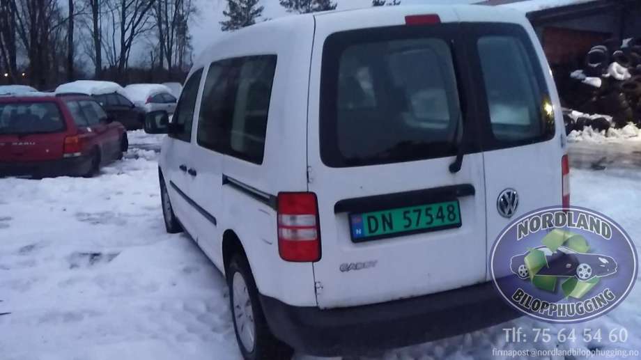 VW Caddy 2010-2015 (Type III, Fase 2) , Motorkode: CAY, Girkassekode: