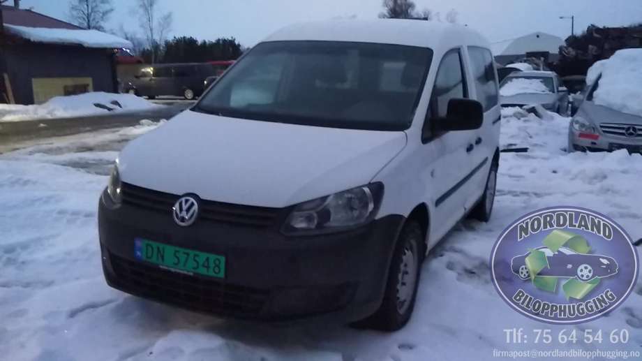 VW Caddy 2010-2015 (Type III, Fase 2) , Motorkode: CAY, Girkassekode: