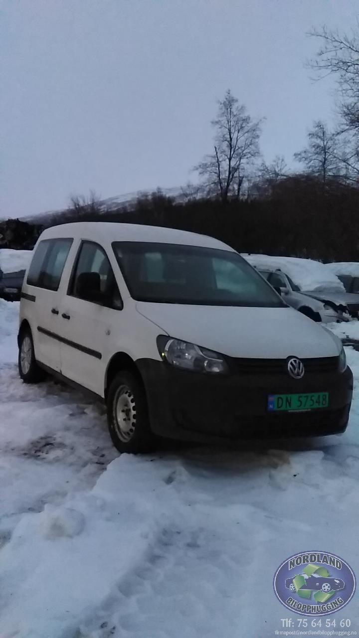 VW Caddy 2010-2015 (Type III, Fase 2) , Motorkode: CAY, Girkassekode: