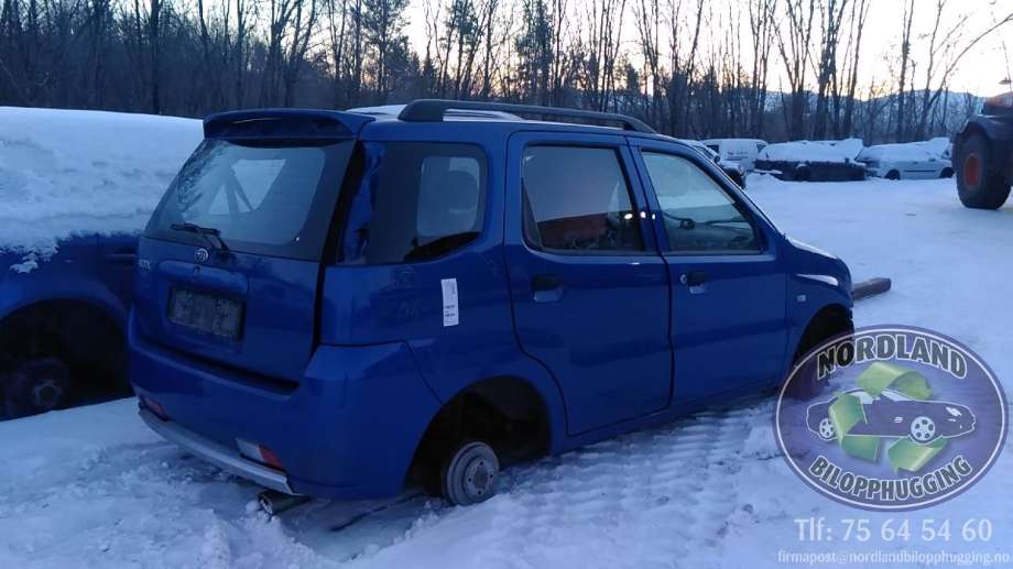 Subaru Justy 2003-2007 (Type III) , Motorkode: M13A, Girkassekode: 