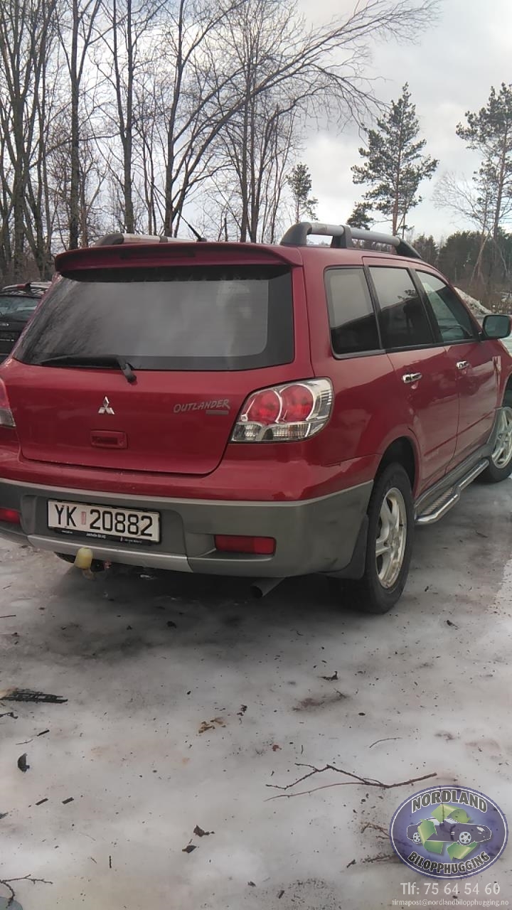 Mitsubishi Outlander 2003-2006 (Type I) , Motorkode: 4G63, Girkassekode: 