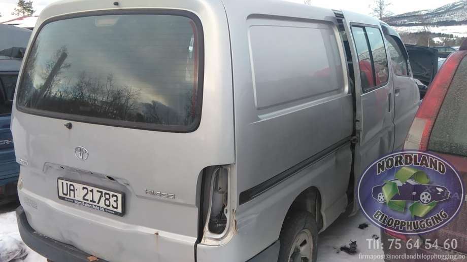Toyota Hiace 2001-2006 (Fase 2) , Motorkode: , Girkassekode: 