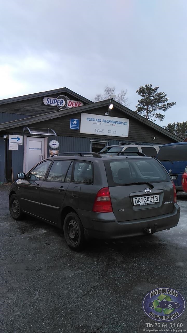 Toyota Corolla 2002-2007 , Motorkode: 3ZZ-FE, Girkassekode: 