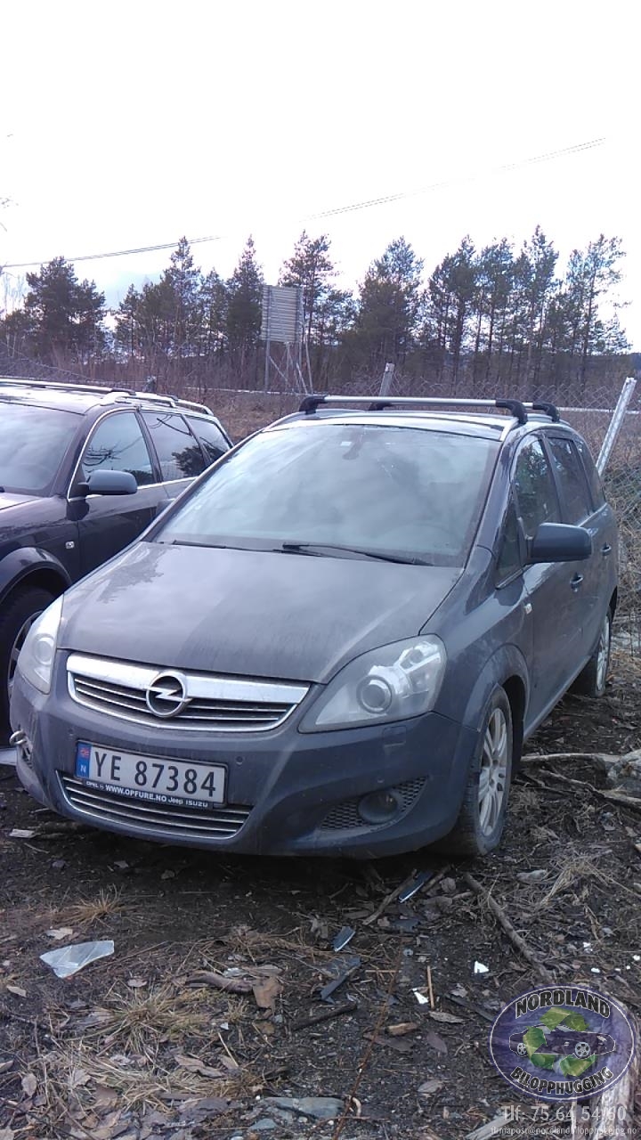 Opel Zafira B 2005-2011 , Motorkode: Z17DTR, Girkassekode: 