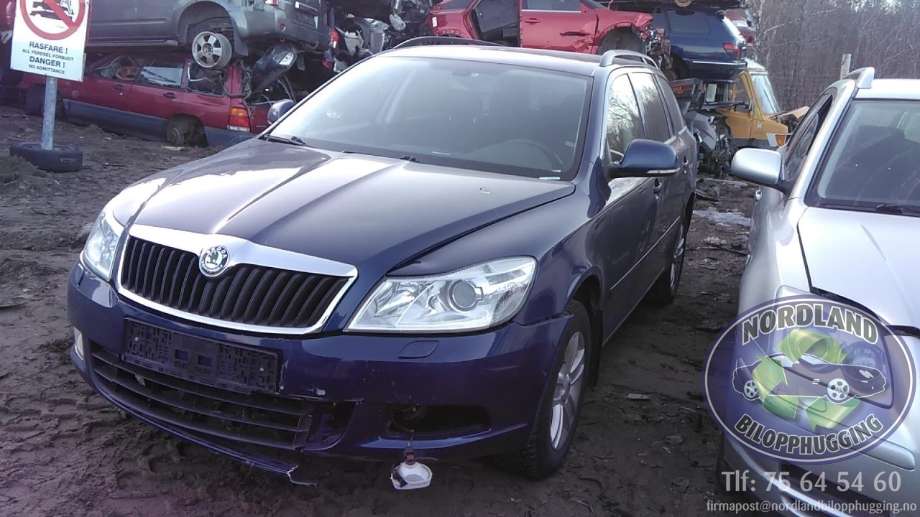 Škoda Octavia 2009-2013 (Type II, Fase 2) , Motorkode: CAY, Girkassekode: