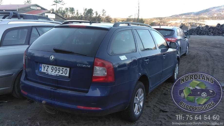 Škoda Octavia 2009-2013 (Type II, Fase 2) , Motorkode: CAY, Girkassekode: