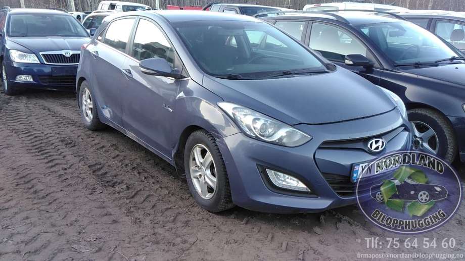Hyundai i30 2012-2017 (Type II) , Motorkode: D4FB-5IL, Girkassekode: 
