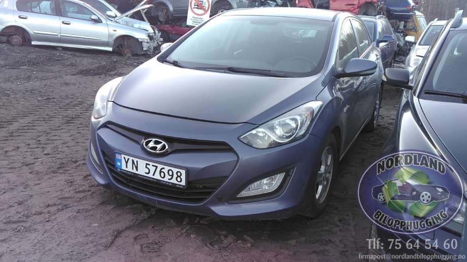 Hyundai i30 2012-2017 (Type II) , Motorkode: D4FB-5IL, Girkassekode: 
