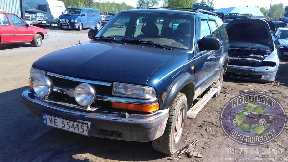 Chevrolet Blazer S-10 1995-2005 , Motorkode: 8. POS. I MOTOR, Girkassekode: 