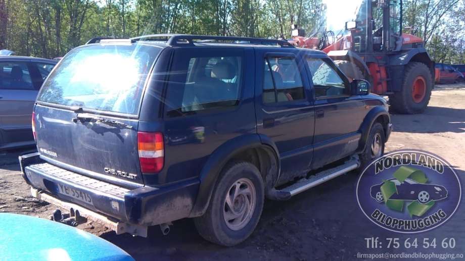 Chevrolet Blazer S-10 1995-2005 , Motorkode: 8. POS. I MOTOR, Girkassekode: 