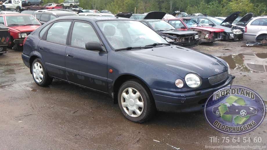 Toyota Corolla 1997-2000 (Fase 1) , Motorkode: 4E-FE, Girkassekode: