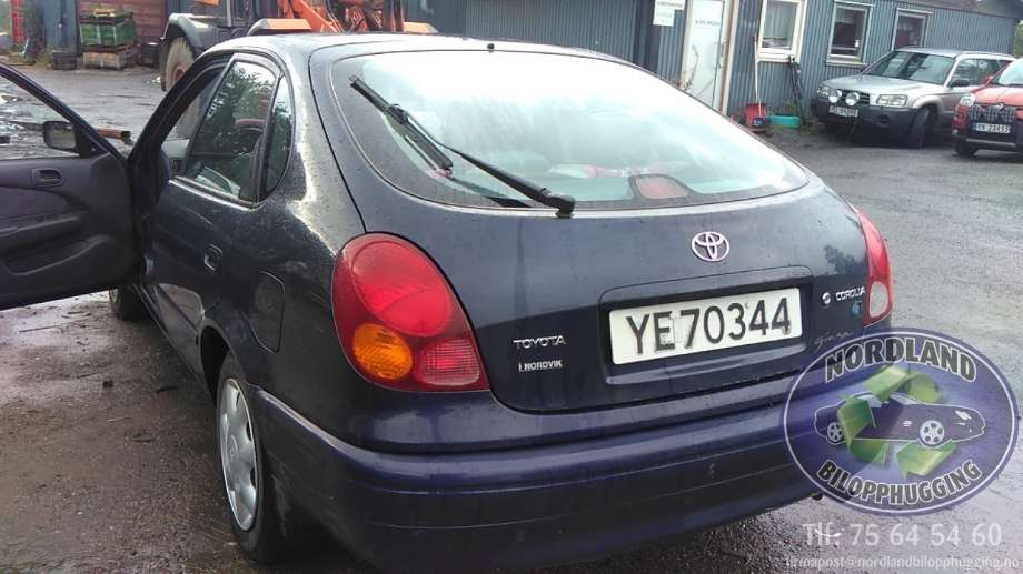 Toyota Corolla 1997-2000 (Fase 1) , Motorkode: 4E-FE, Girkassekode: